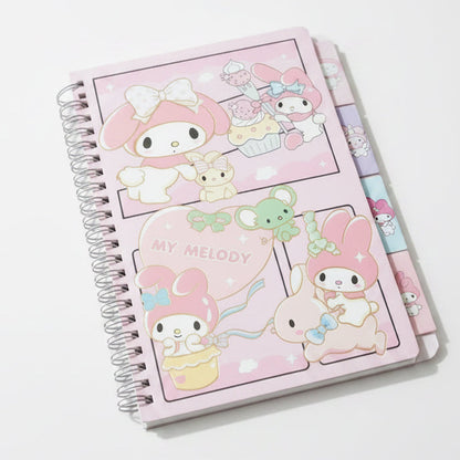 Sanrio Pastel Comic Panel Spiral Notebook Collection
