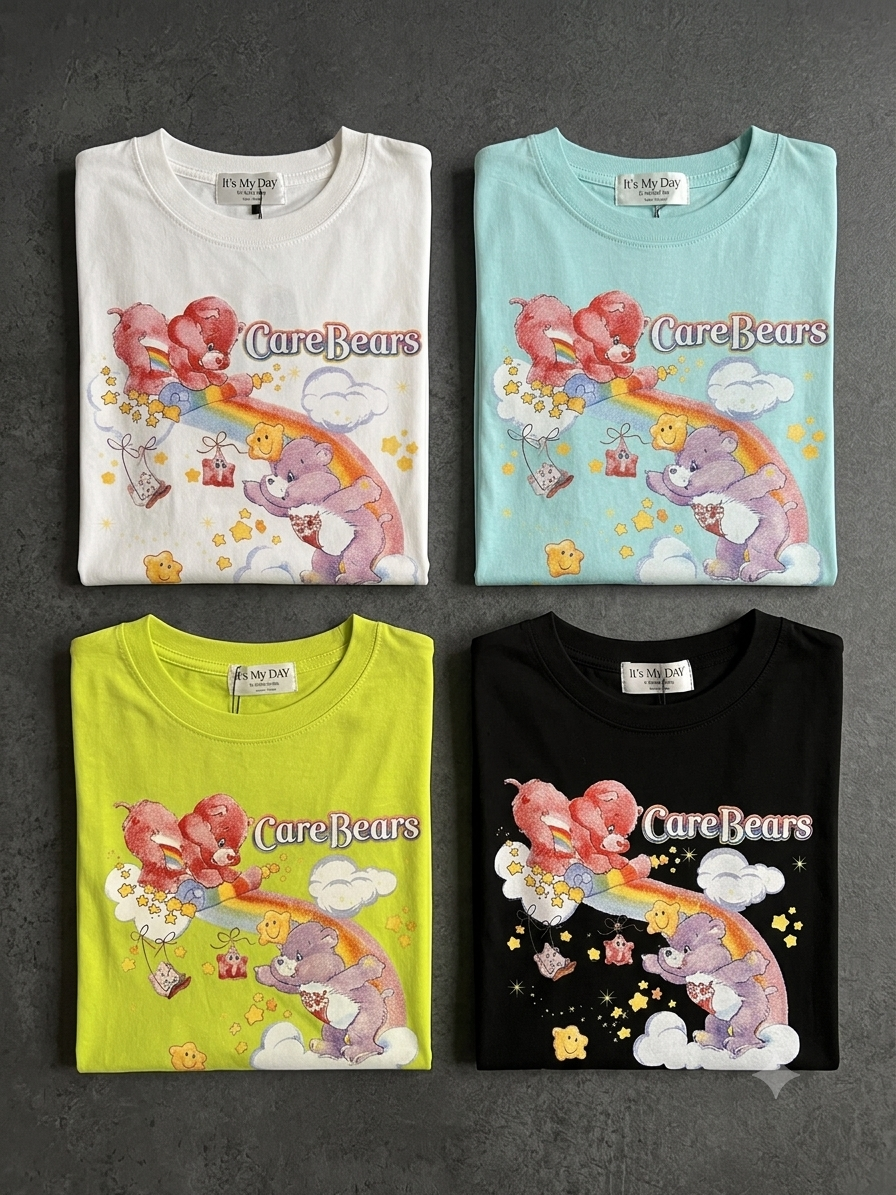 Rainbow Dreams Care Bear Oversized Tee