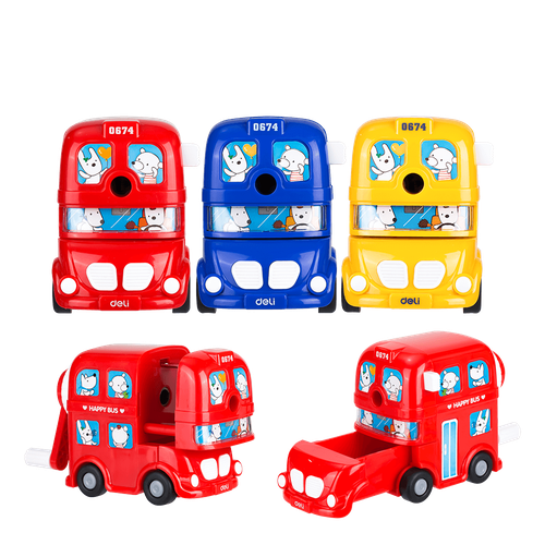 Happy Bus Pencil Sharpener