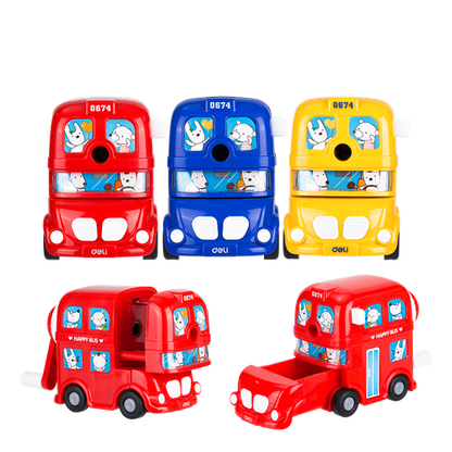 Happy Bus Pencil Sharpener