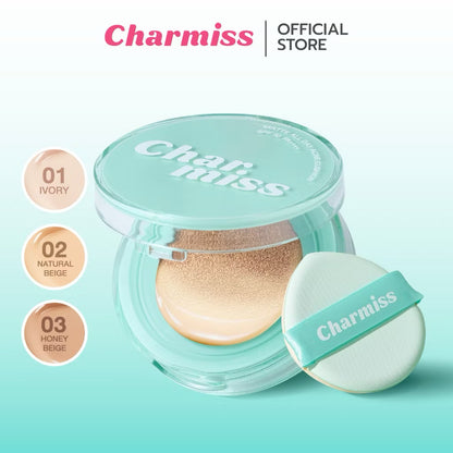 Charmiss Matte All Day Acne Cushion SPF 50 PA++++ | Long-Wear Coverage