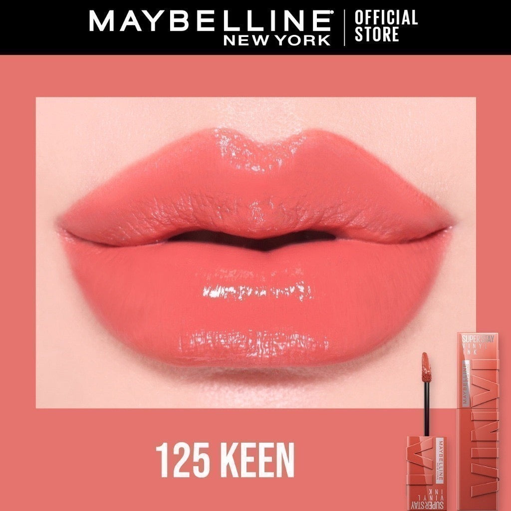 Maybelline Super Stay Vinyl Ink Liquid Lipstick | 16HR Wear, Transfer-Proof & Shine Finish