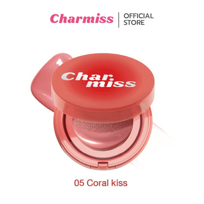 Charmiss Juicy Cheek Cushion Blush SPF 15 PA+++ | Long-Lasting Dewy Cheek Tint & Korean Makeup