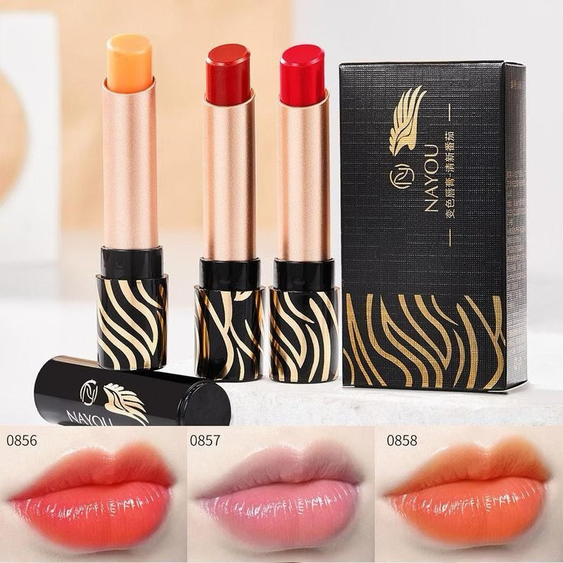 NAYOU Moisturising Jelly Lipstick – Glossy Tinted Lip Balm