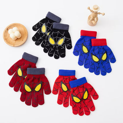Spider-Man knit gloves