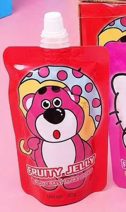 Character Fruity Jelly Pouches