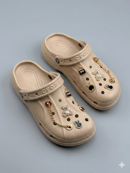 Luxe Coquette Charm Women Clogs