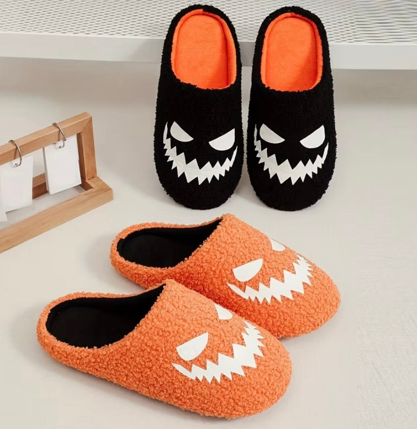 Glowing Halloween slipper from Kxh Official Store featuring a spooky design and LED lights for festive comfort.