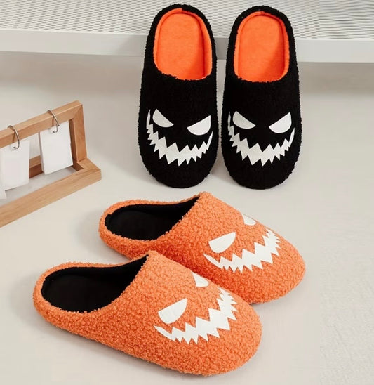 Glowing Halloween slipper from Kxh Official Store featuring a spooky design and LED lights for festive comfort.