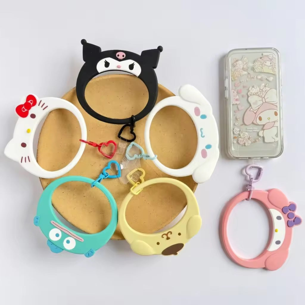 Sanrio Cinnamon Roll multiring bracelet by Kxh Official Store featuring colorful, playful rings with Sanrio character designs.
