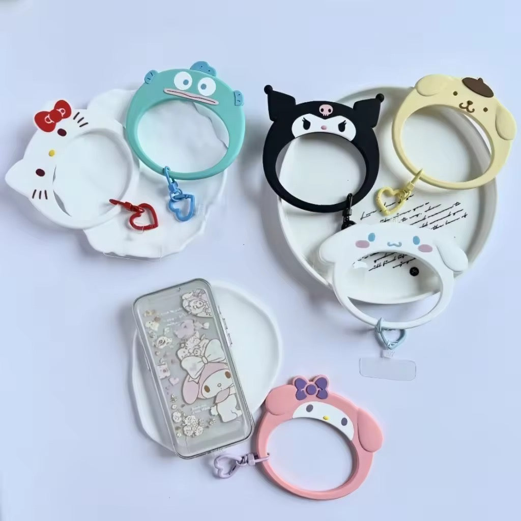 Sanrio Cinnamon Roll multiring bracelet by Kxh Official Store featuring colorful, playful design with multiple rings and adorable character details.