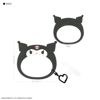 Sanrio Cinnamon Roll multiring bracelet by Kxh Official Store featuring colorful, playful designs on a silver-tone band.