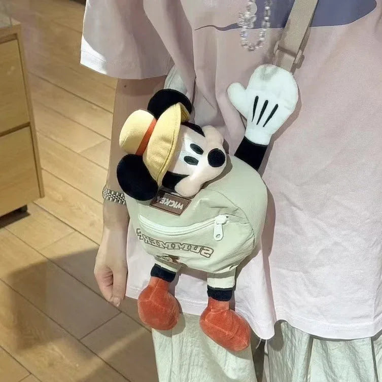 Mickey bag by Kxh Official Store featuring a colorful cartoon Mickey Mouse design, with adjustable straps and spacious main compartment.