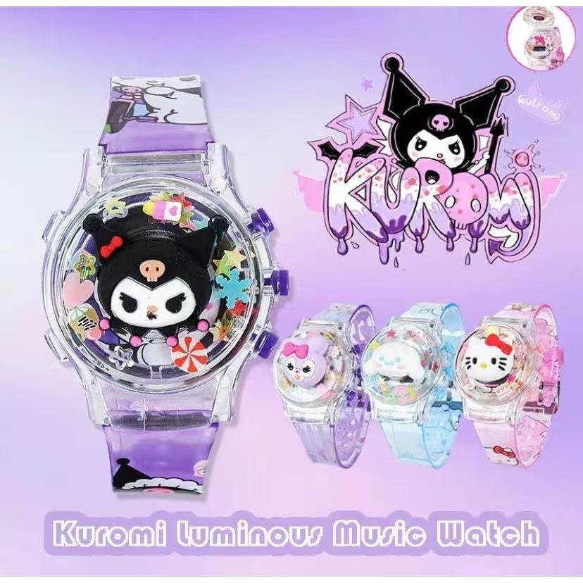 Hello Kitty Sanrio music and light watch by Kxh Official Store, featuring colorful design and playful details.