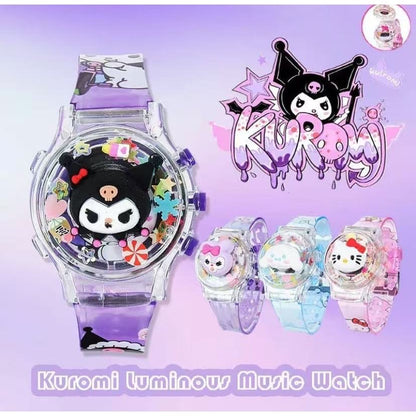 Hello Kitty Sanrio music and light watch by Kxh Official Store, featuring colorful design and playful details.