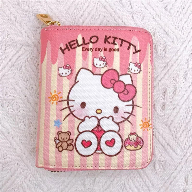 Sanrio wallet by Kxh Official Store featuring colorful character designs and a compact, stylish accessory for daily use.