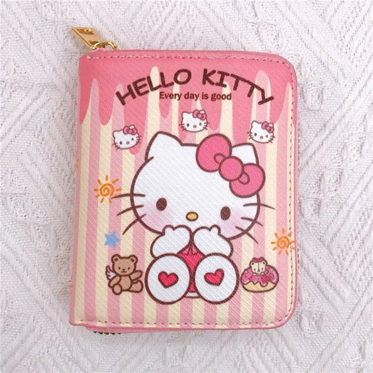 Sanrio wallet by Kxh Official Store featuring colorful character designs and a compact, stylish accessory for daily use.