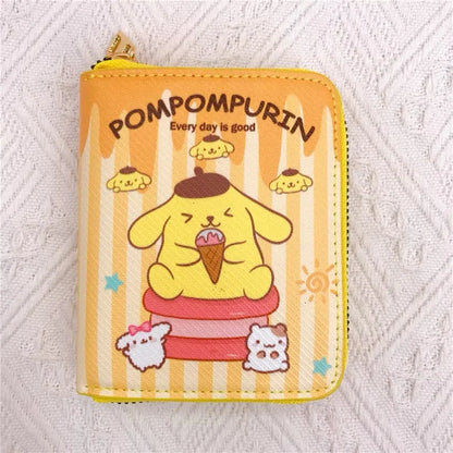 Sanrio wallet by Kxh Official Store featuring colorful cartoon character design and multiple card slots.