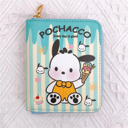 Sanrio wallet by Kxh Official Store featuring colorful character designs and a compact, stylish accessory for everyday use.
