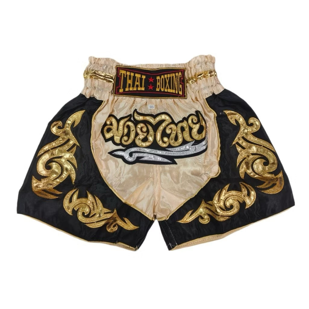 Pink adult Muay Thai shorts by Kxh Official Store, featuring lightweight fabric and bold design for training or competition.
