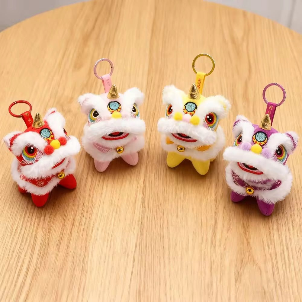Lion Dance plush keychains
