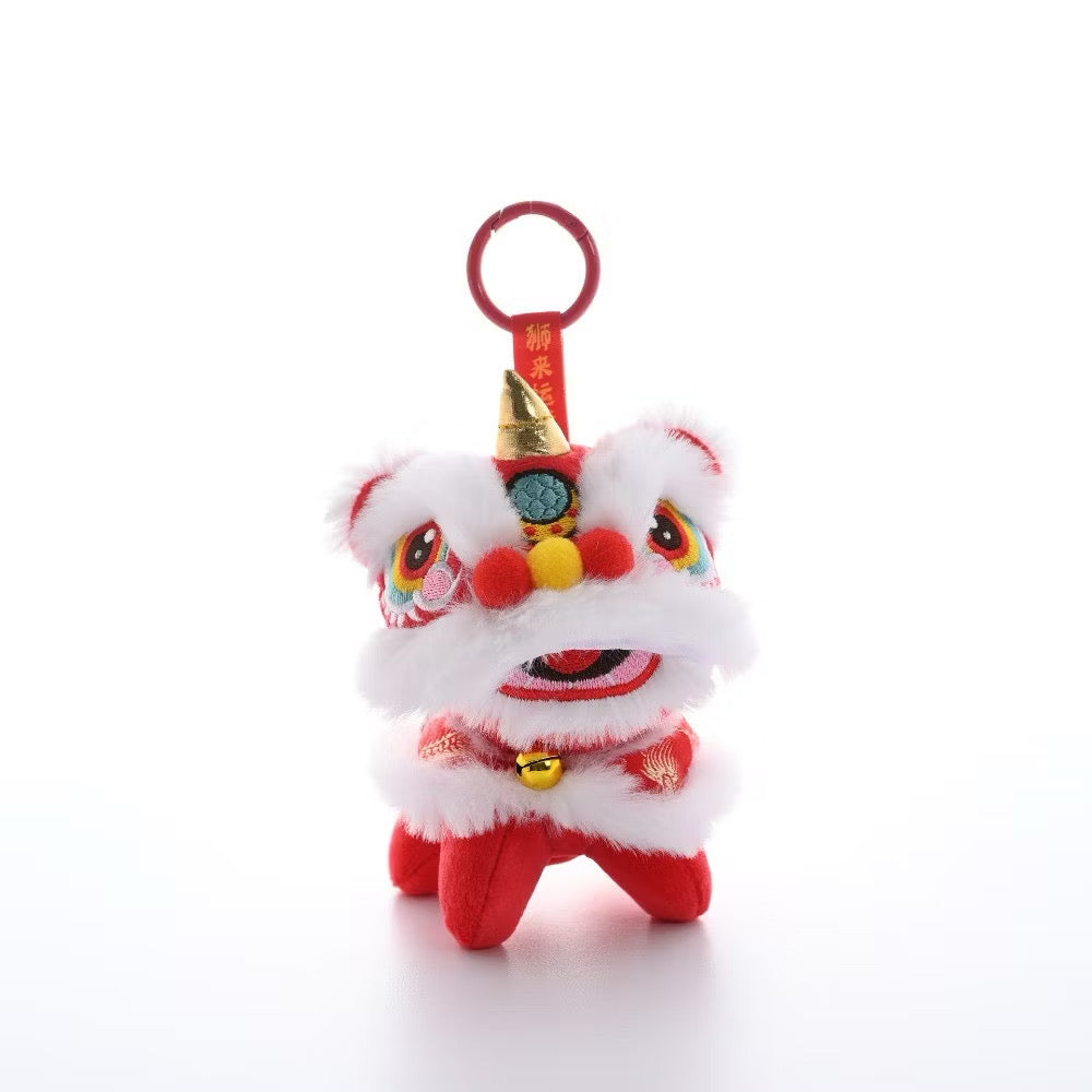 Lion Dance plush keychains