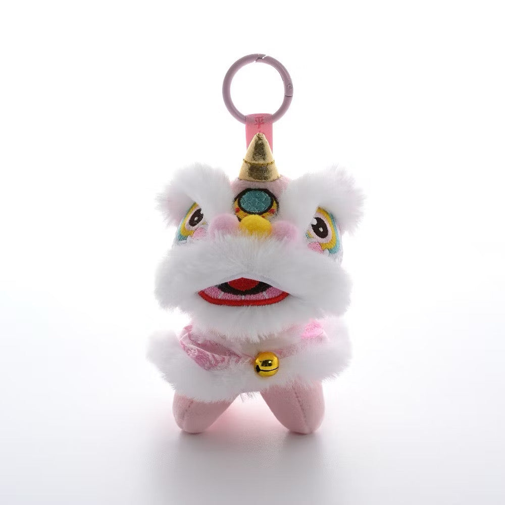 Lion Dance plush keychains