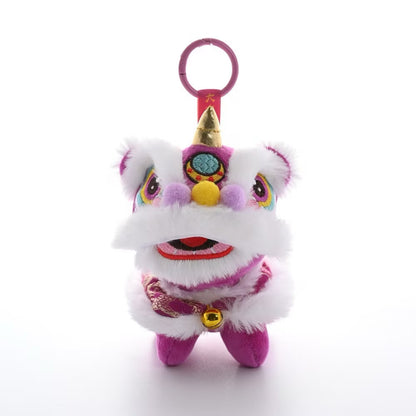 Lion Dance plush keychains